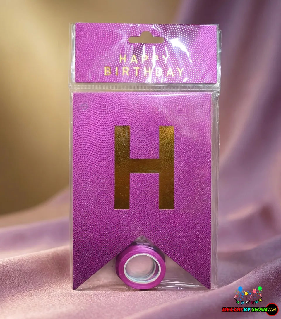 HB Letter Banners