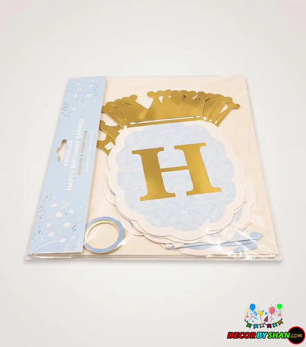 Birthday Letter Banner