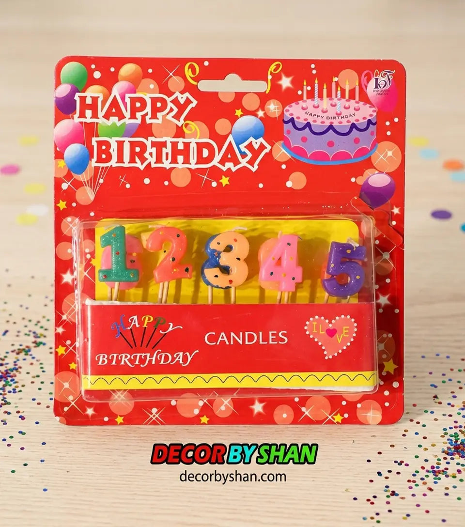 Number Candles Tinka 0-9