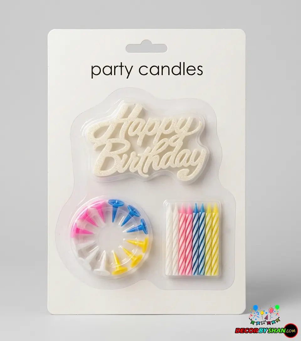 HB plastic Stand Churri Candles Small 24pcs