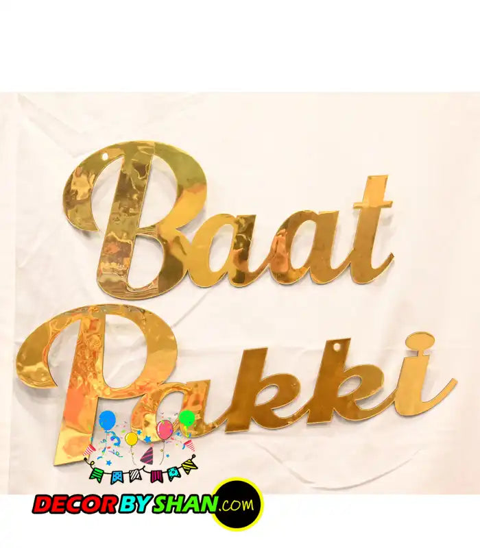 Baat Pakki Stage Background Writing