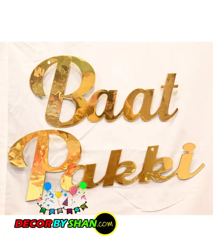 Baat Pakki Stage Background Writing
