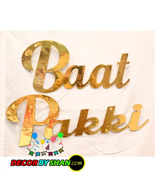 Baat Pakki Stage Background Writing
