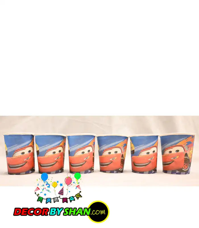 Car Racing Birthday Character Set