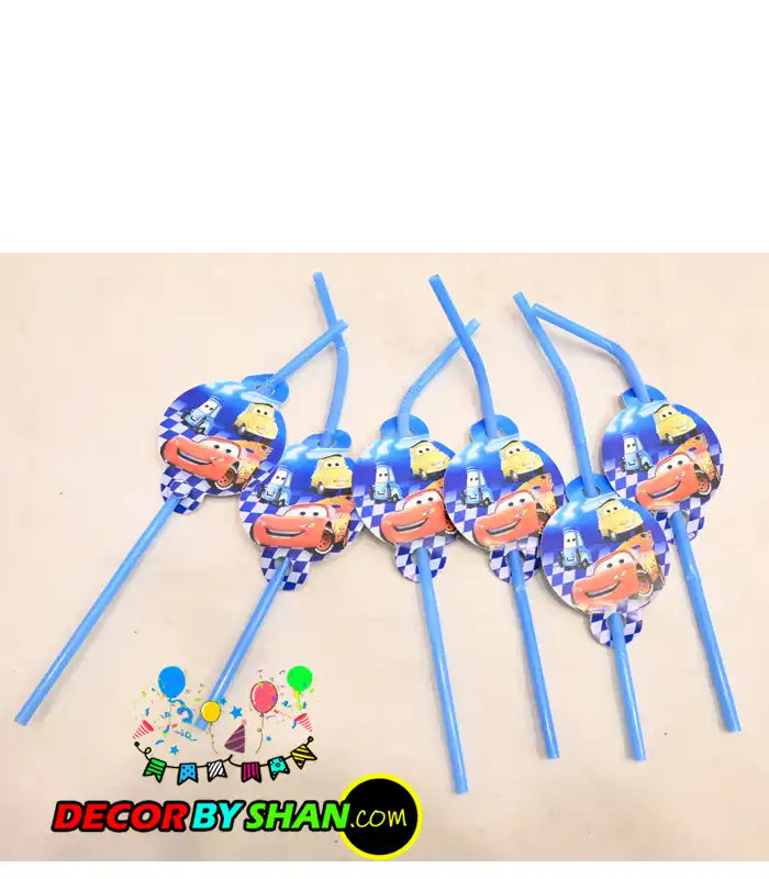 Car Racing Birthday Character Set