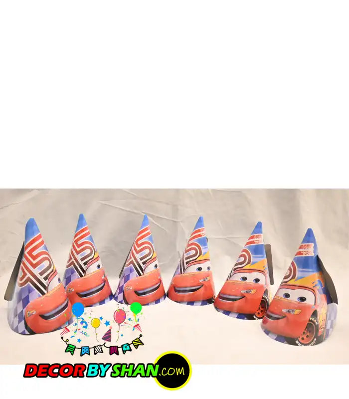 Car Racing Birthday Character Set