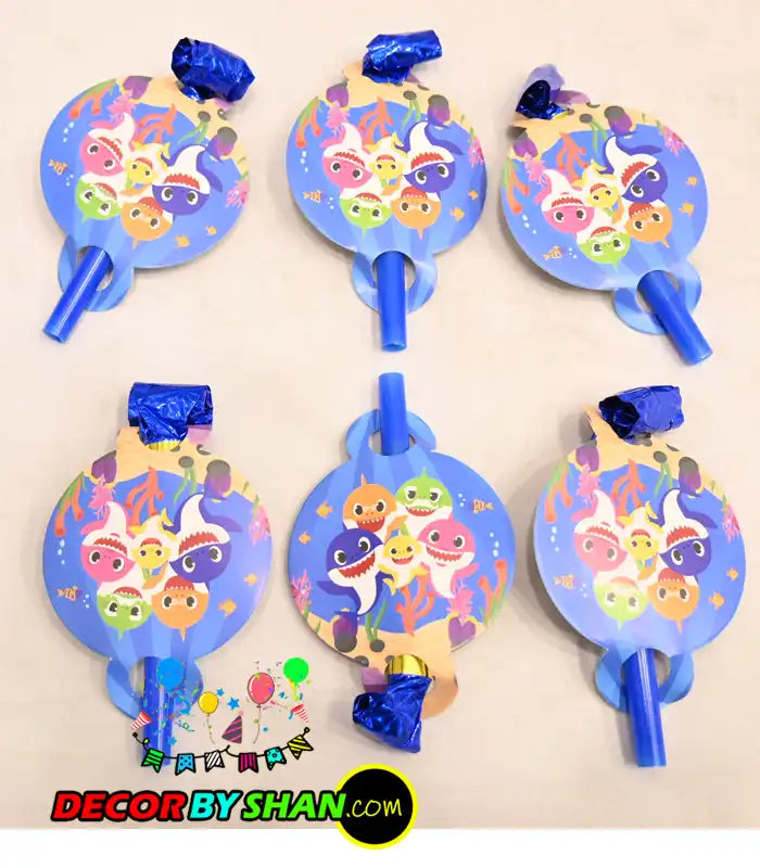 Baby Shark Birthday Character Set