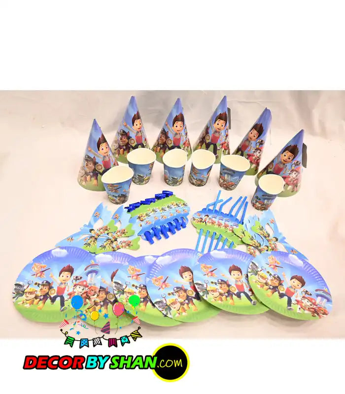 PAW Petrol Birthday Character Set