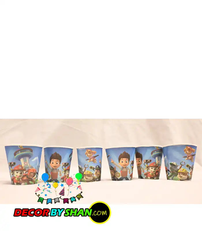 PAW Petrol Birthday Character Set