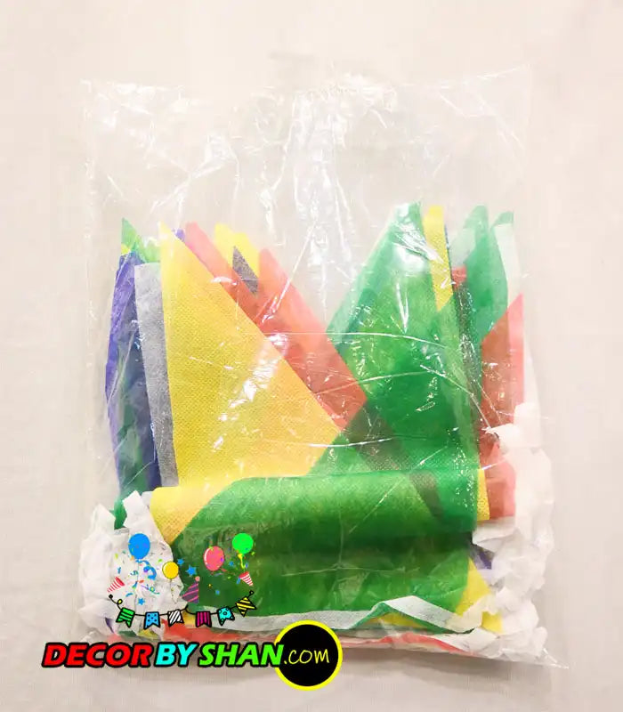 Birthday Colorful Bunting 6 Larri/Pack