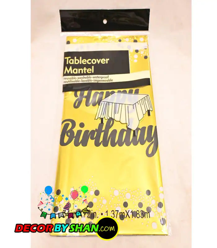Birthday Cake Table Cover