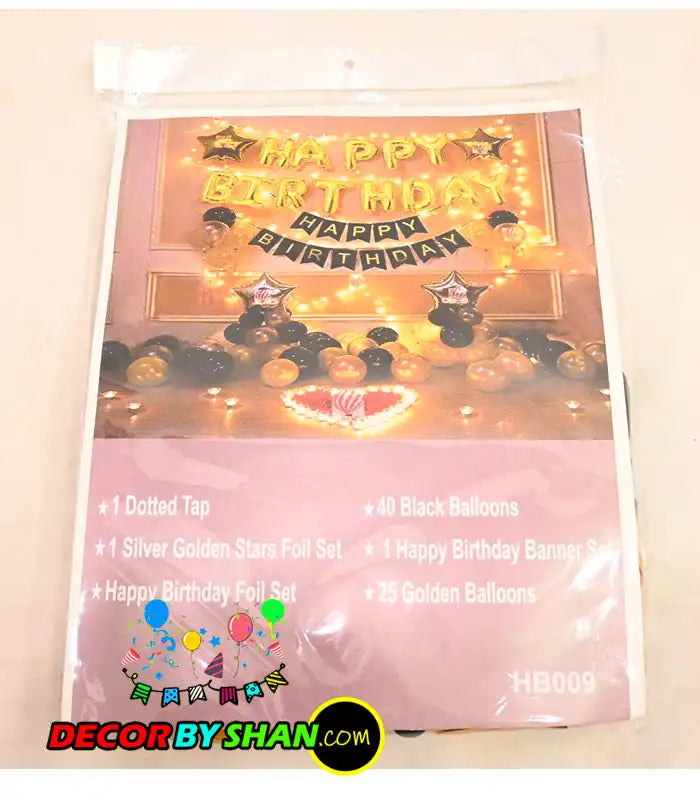 Happy Birthday Charcter Theme Sets with Poster