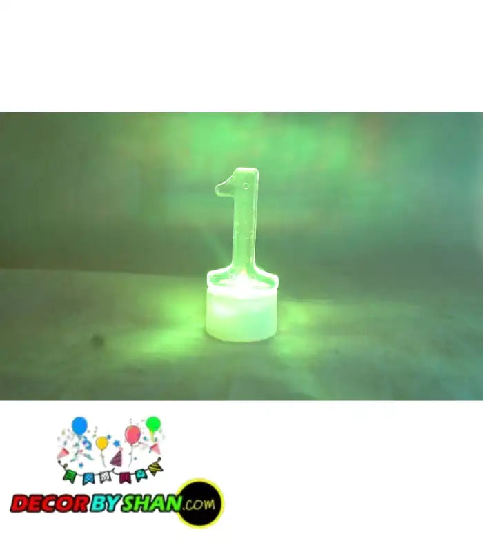 LED Light Numbering Candles