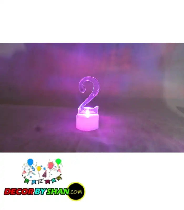 LED Light Numbering Candles