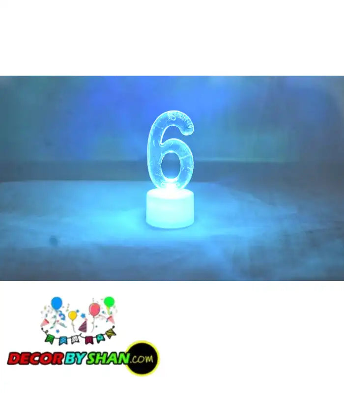 LED Light Numbering Candles