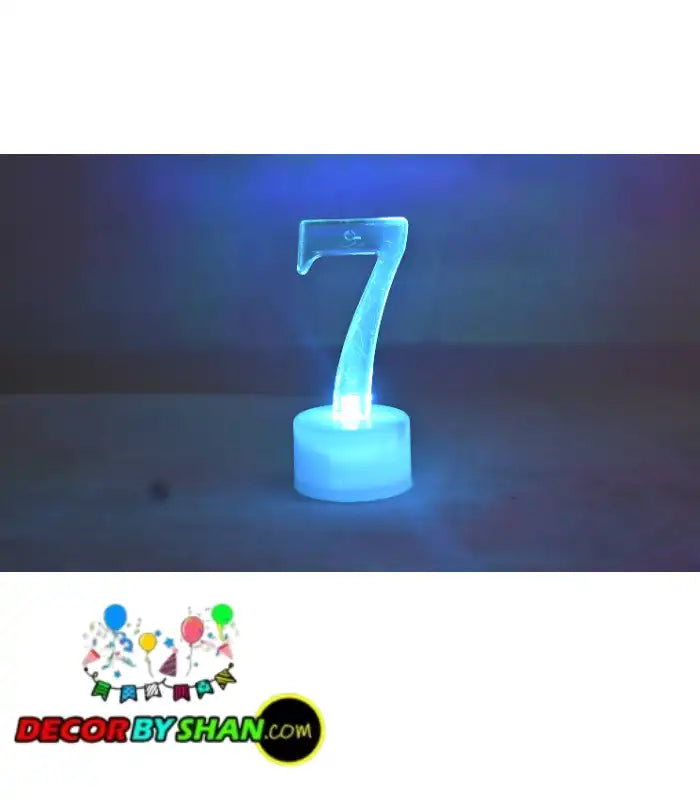 LED Light Numbering Candles