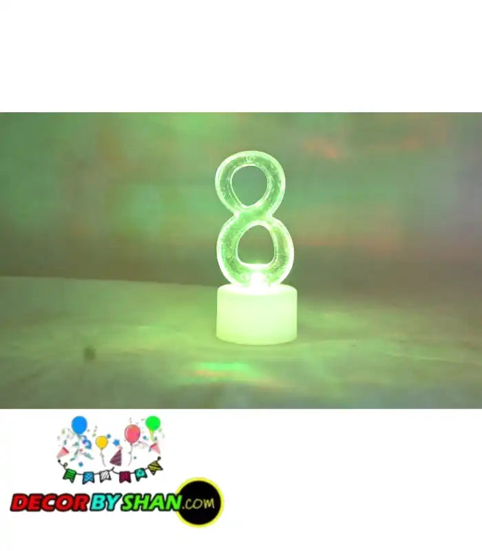 LED Light Numbering Candles