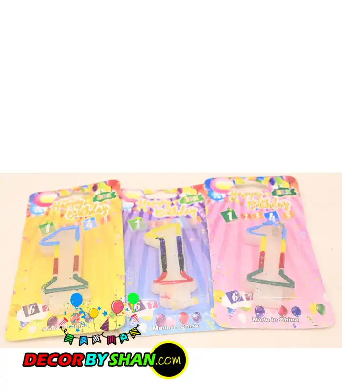 Number Candles 0-9