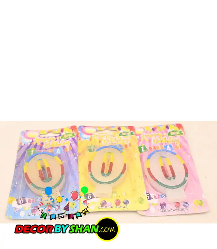 Number Candles 0-9