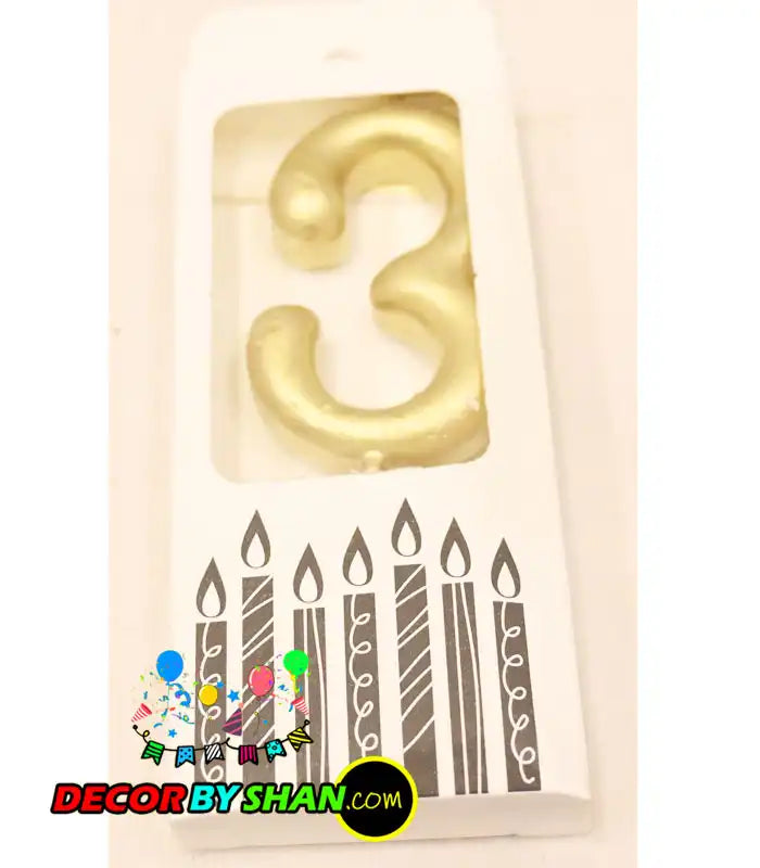 Number Candles 0-9