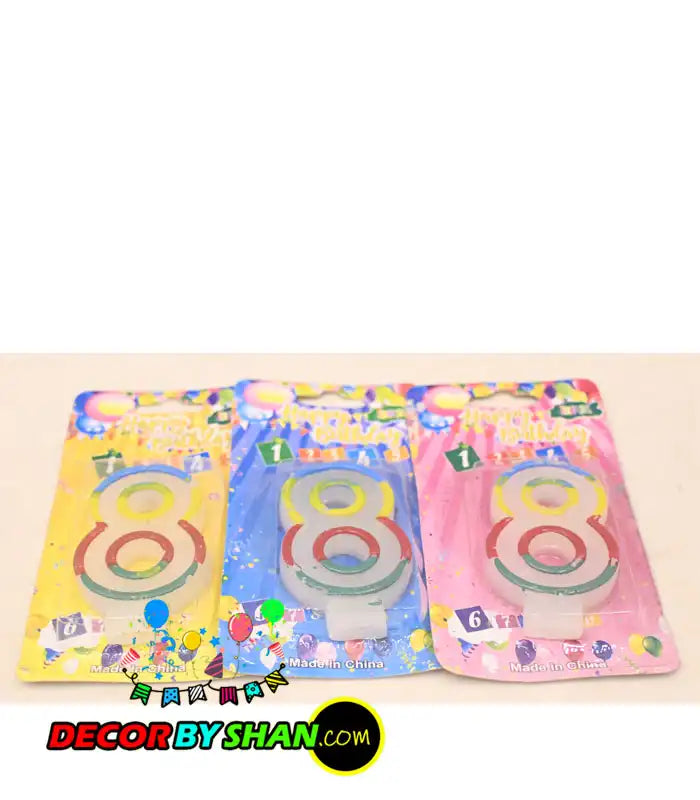 Number Candles 0-9