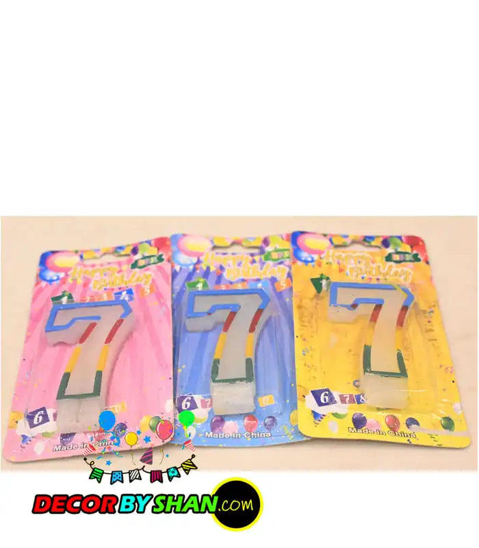 Number Candles 0-9