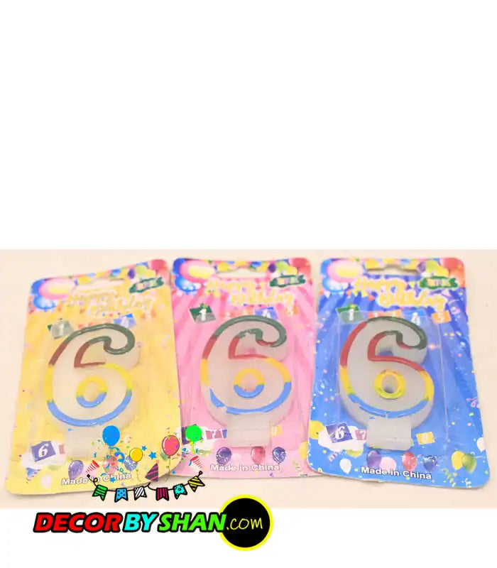 Number Candles 0-9