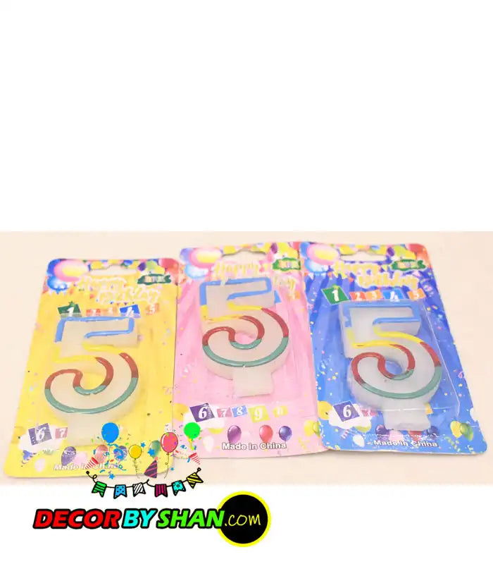 Number Candles 0-9