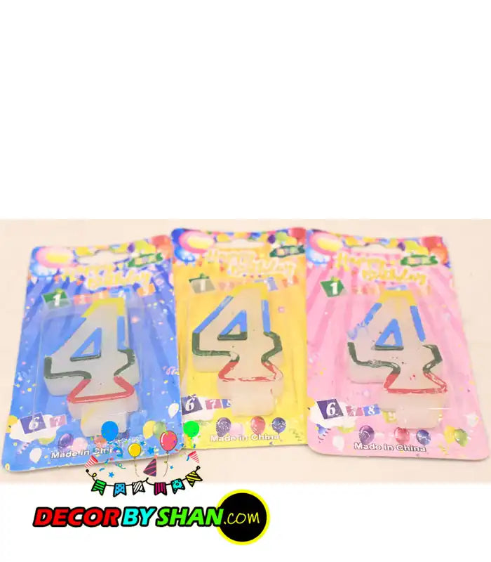 Number Candles 0-9