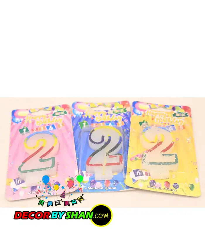 Number Candles 0-9