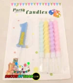 First Birthday Stand Candles