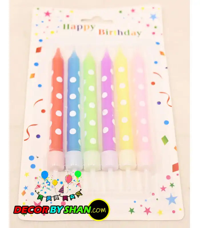 Pencil Candles Stand Small 6pcs/pack