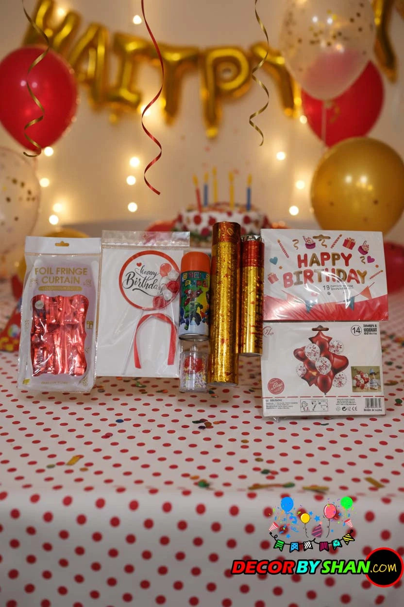 Premium All-in-One Birthday Decoration Package - Special Offer