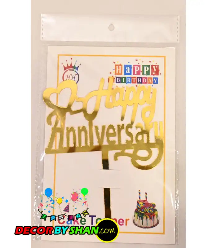Anniversary Cake Topper