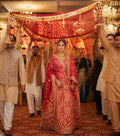 Pakistani Bridal Entry Under a Beautiful Chadar