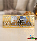 Premium Gold Mirror Acrylic "Eid Mubarak" Cash Envelope