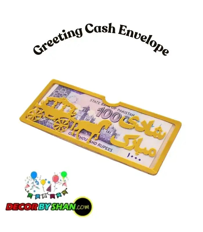 Nikha Mubarak Acrylic Envelope