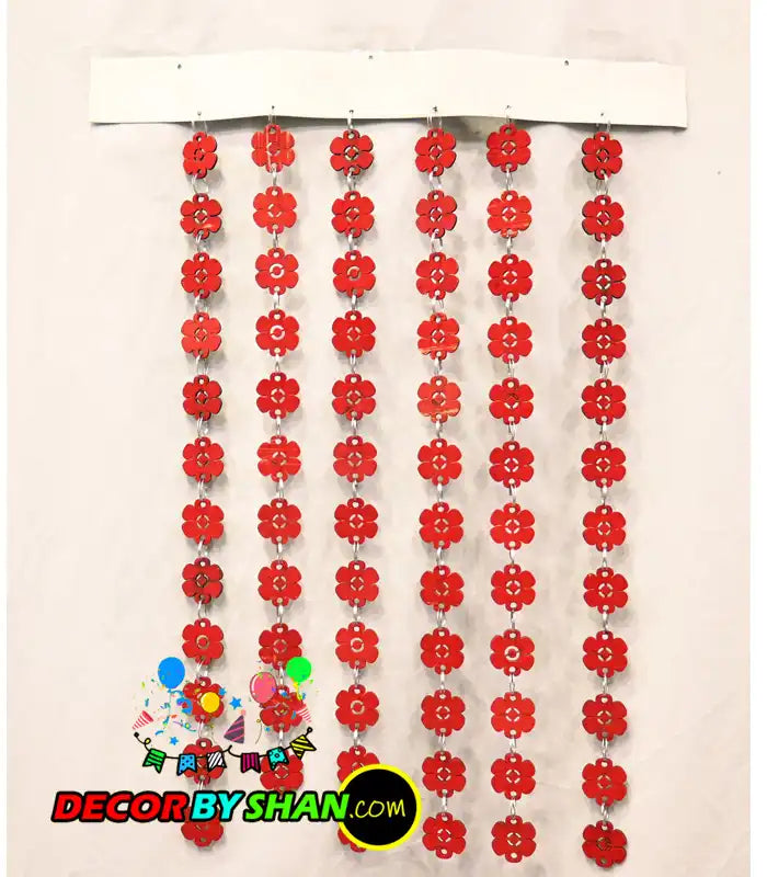 Polka Flower Curtain