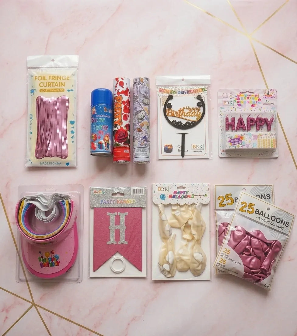 Premium Birthday Party Decoration Items Kit – Complete Set