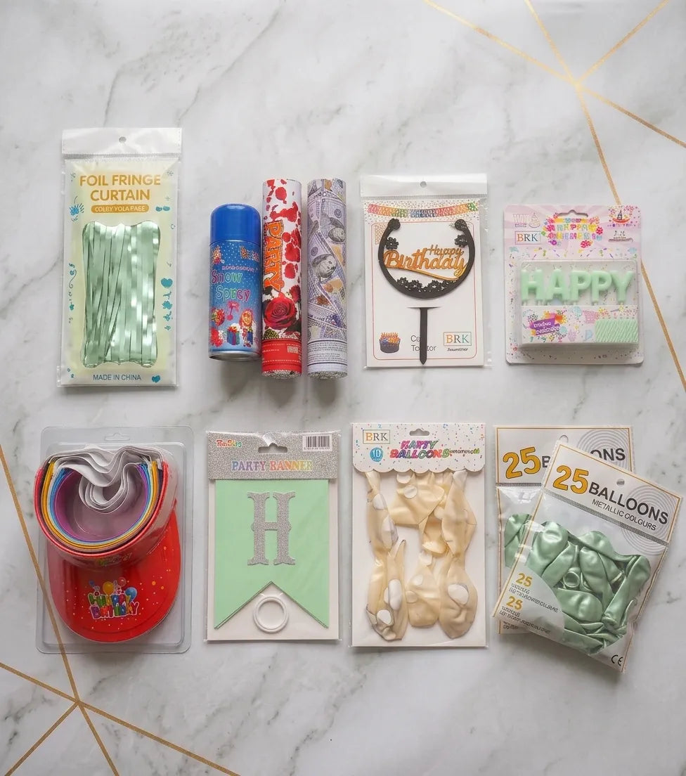 Premium Birthday Party Decoration Items Kit – Complete Set