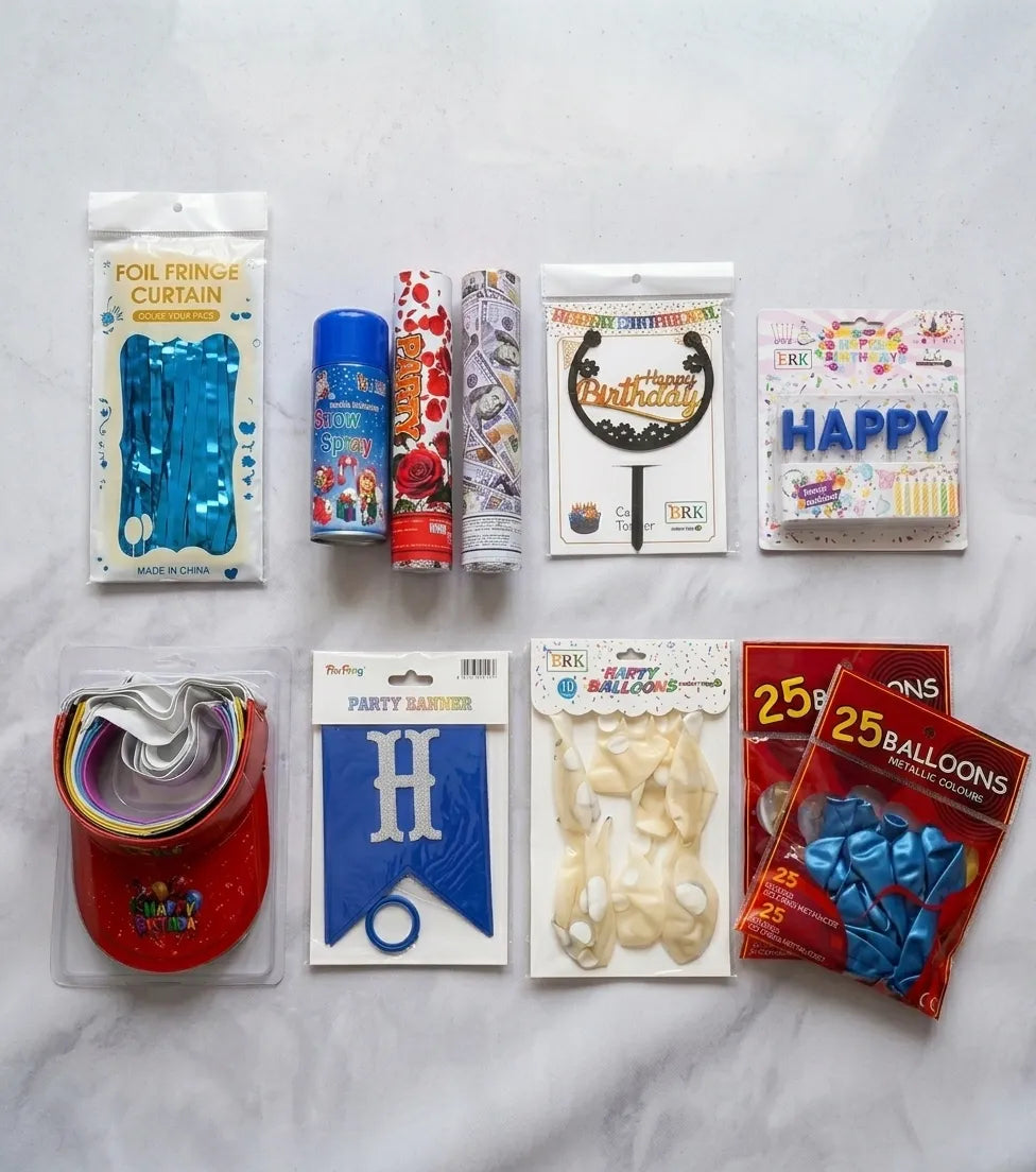 Premium Birthday Party Decoration Items Kit – Complete Set