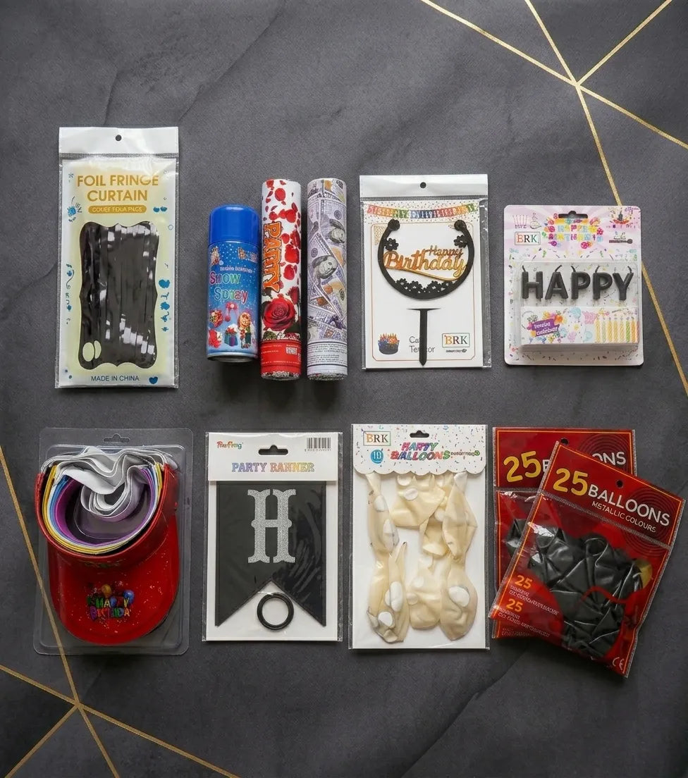 Premium Birthday Party Decoration Items Kit – Complete Set