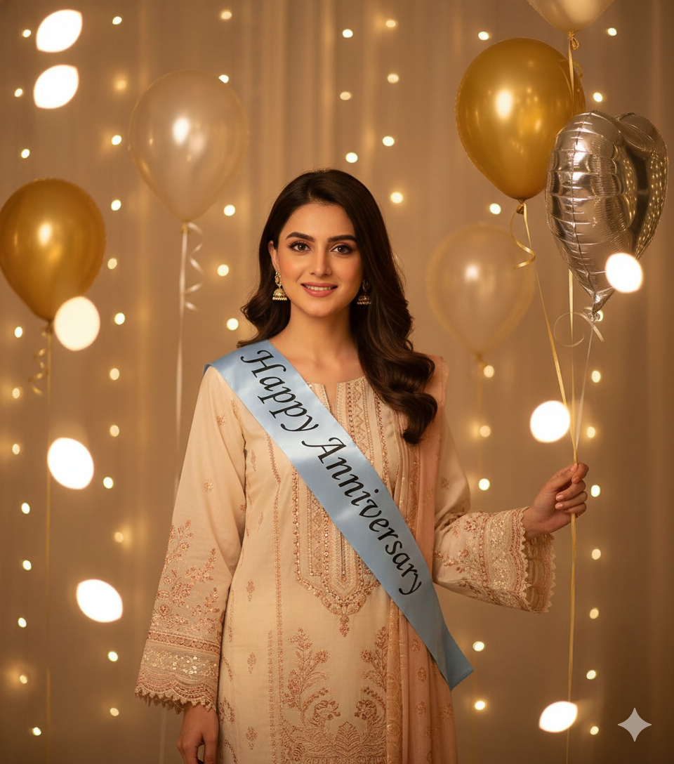 Happy Aniversary Sash