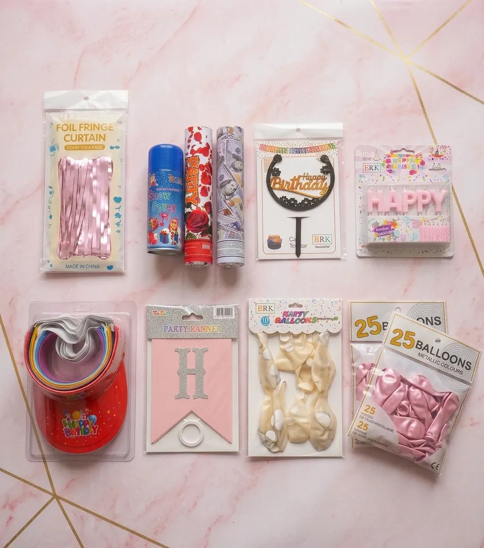 Premium Birthday Party Decoration Items Kit – Complete Set