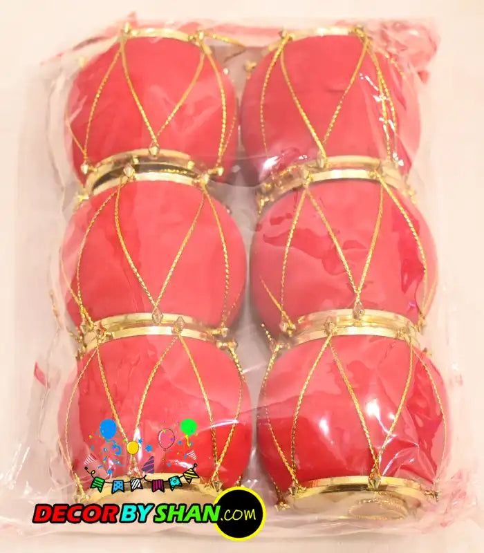 Red Welvet Drum 5Cm 6pcs/Pack