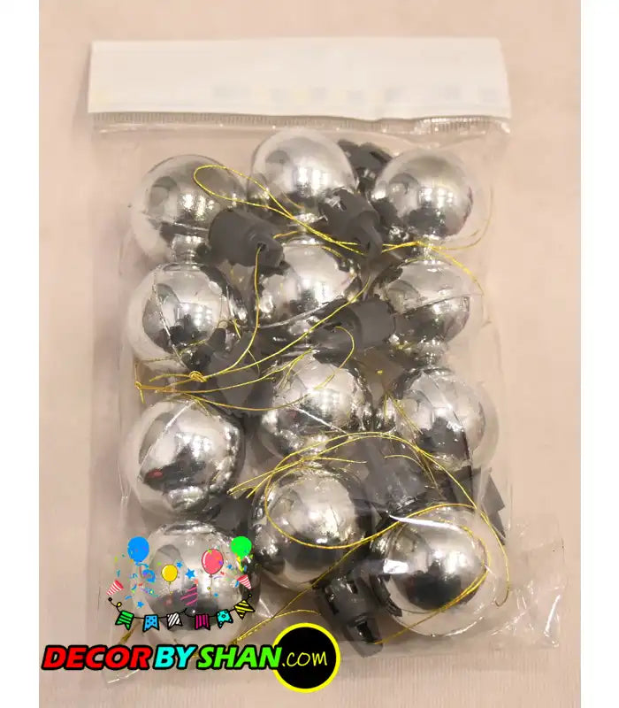Crome Ball 3Cm 12Pcs/Pack