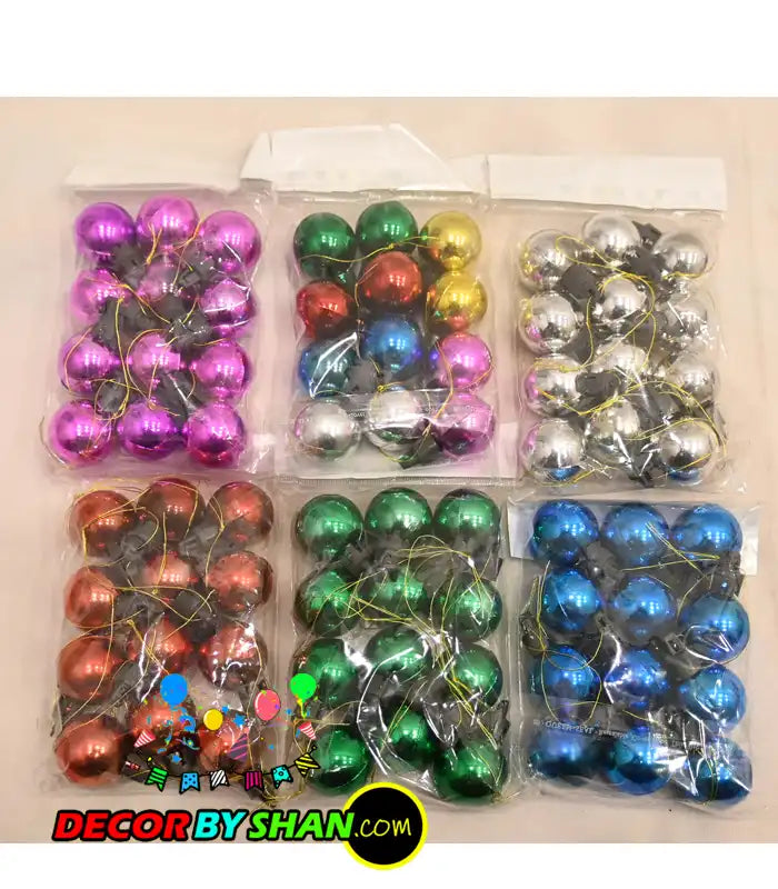 Crome Ball 3Cm 12Pcs/Pack