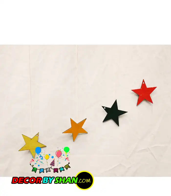 Star Hanging Décor 12Pcs/Pack