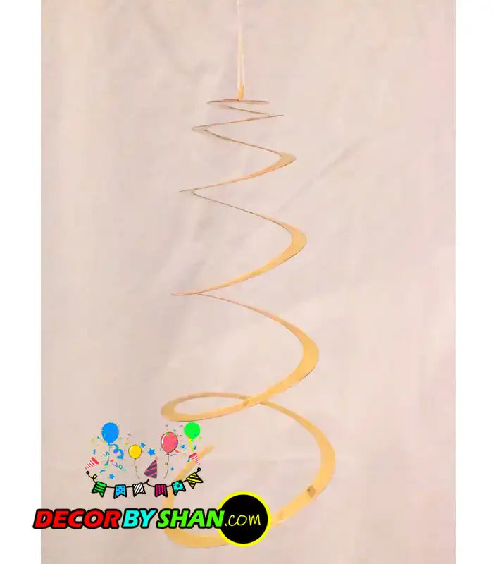 Swirl Large Hanging Decor 6pcs/Pack