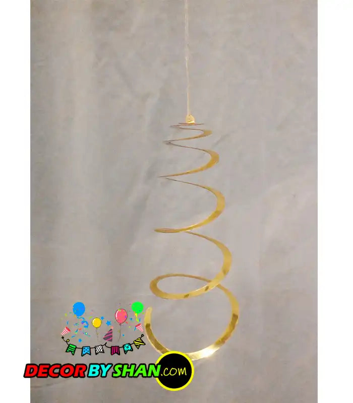 Swirl Small Hanging Decor 6pcs/Pack